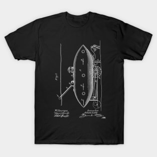 Submarine Vintage Patent Hand Drawing T-Shirt